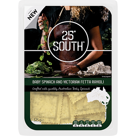 Baby Spinach & Victorian Fetta Ravioli 325g